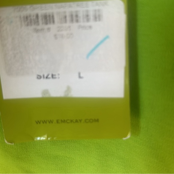 ELIZABETH  MCKAY ruffle tank size large nwt - Picture 5 of 6